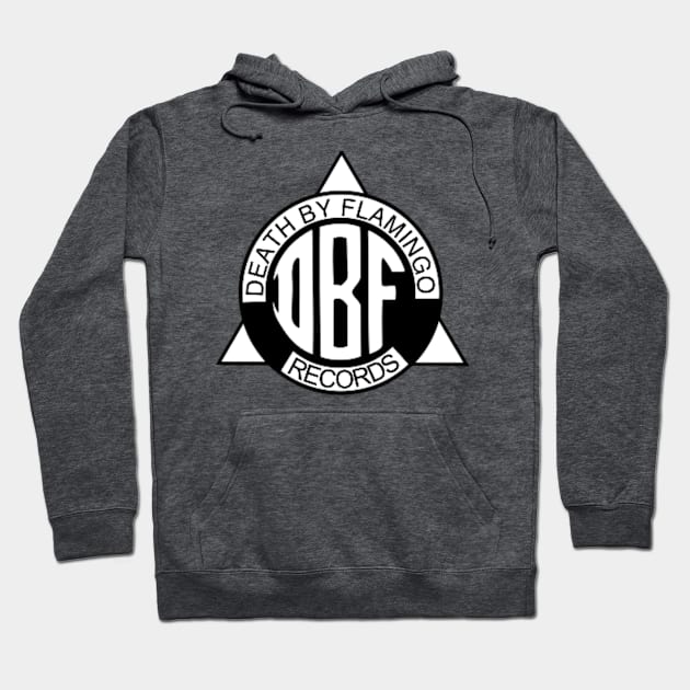 Triangle Logo Hoodie by Death By Flamingo Records